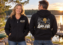 Load image into Gallery viewer, Lee River Bearly a Care Zip-Up Hoodie
